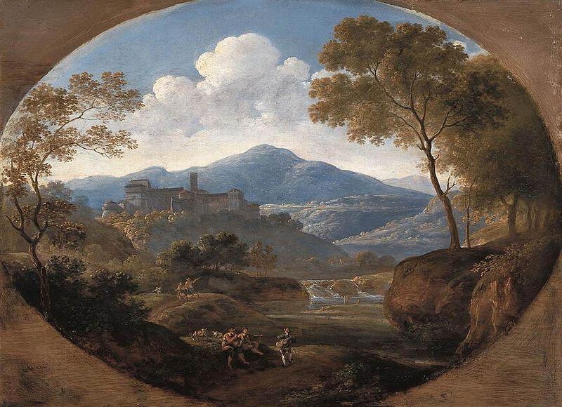 Johann Georg von Dillis Grottaferrata near Rome China oil painting art